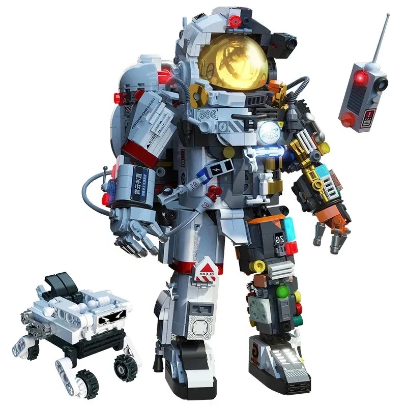 

1434pcs Spaceman Astronaut with Dog Robot Building Blocks Space Station Exploring Spaceman Bricks Toys For Children Gift