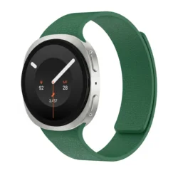 Enhanced Silicone Magnetic Loop Sport Wristband Bracelet - Galaxy Watch 9 40mm (Green)