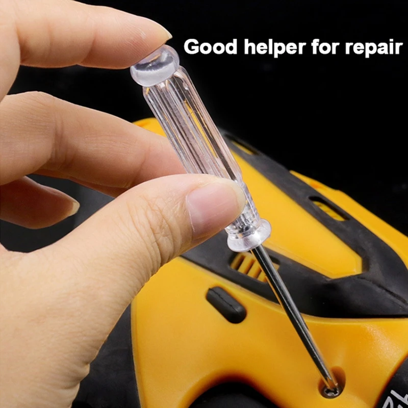 S65f583c107974db7bdfcf292bf5ca7e1E YYSD Small Mini Screwdriver with Transparent Handle Anti-skid Home Appliance Repair