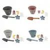 Silicone Snow Toys Parent Child Interaction Safe Waterproof Outdoor Snow Buckets and Shovels 2