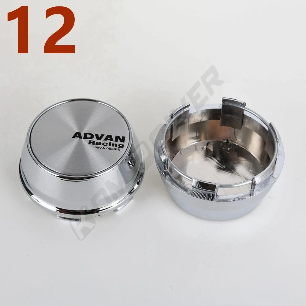 4PCS OD 66MM / ID 61MM Cap Sport Rim ADVAN ENKEI Emblem Wheel Centre Cap Wheel Cover Hub Caps wheel center caps