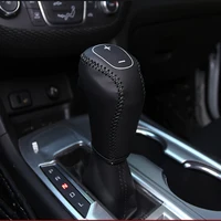 My Good Car  Leather Car Gear Head Shift Knob Protection Cover Case For Chevrolet Chevy Equinox 2016-2021 2