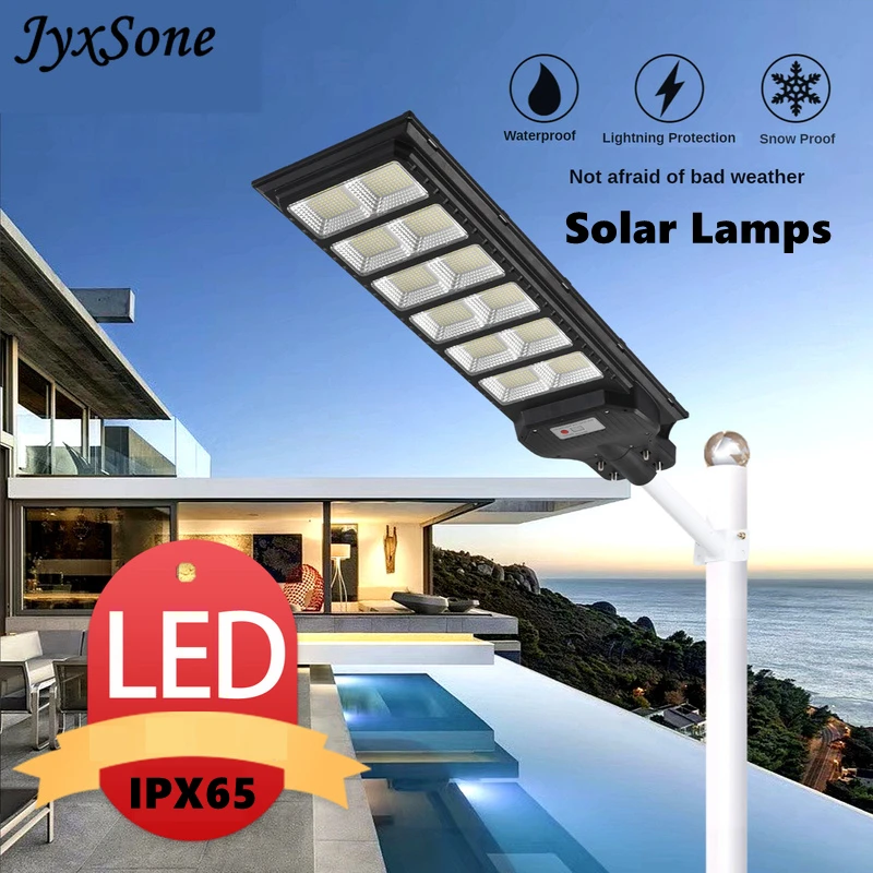Tank Solar Street Light with High Brightness and High Endurance Integrated Outdoor Sensor Light Garden Light 800W/1000W/1200W