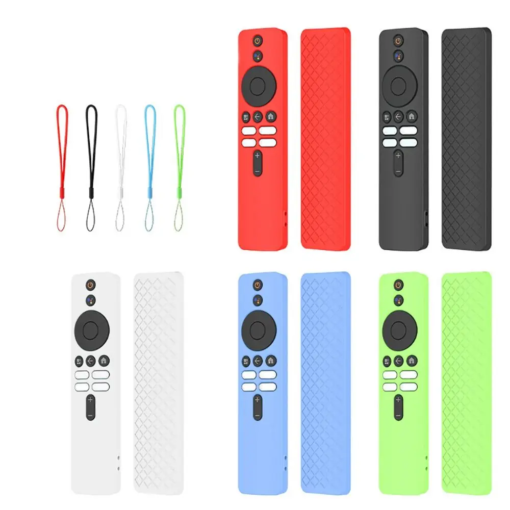 Protective Case Remote Control Case Silicone Shockproof TV Remote Cover Plain Color TV Stick Cover for Iconic Brand TV Box S (2nd Gen)