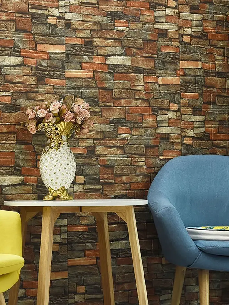 Рисунок 2 - Обои из искусственного кирпича для спальни