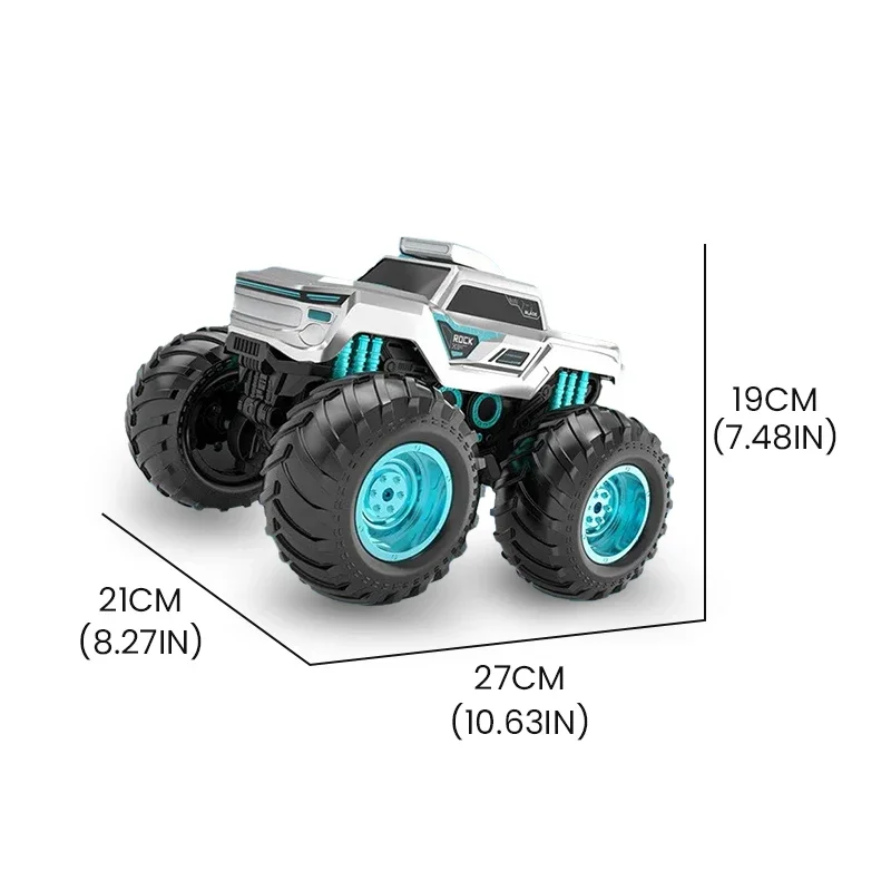Waterproof Rc Car 1/14 Amphibious 4Wd Off-Road Vehicle Remote Control Water Land Crawler Stunt Climbing Truck Toys for Boys Gift