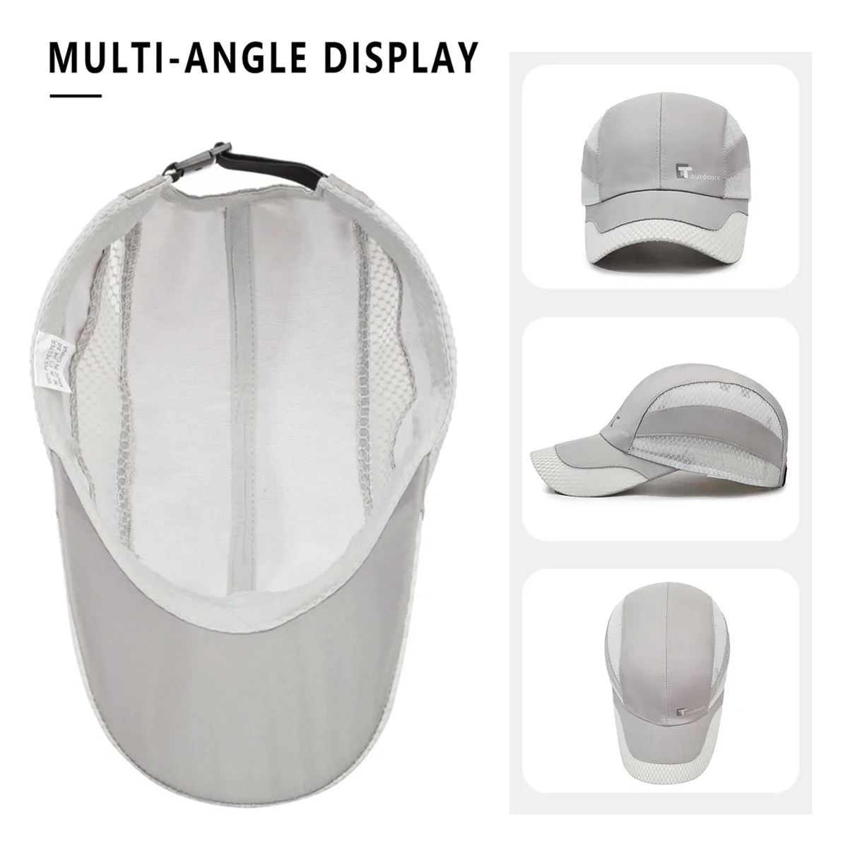 The New Spring Sun Hat Outdoor Travel Baseball Cap Sports Breathable Hat Screening Speed Dry Hat