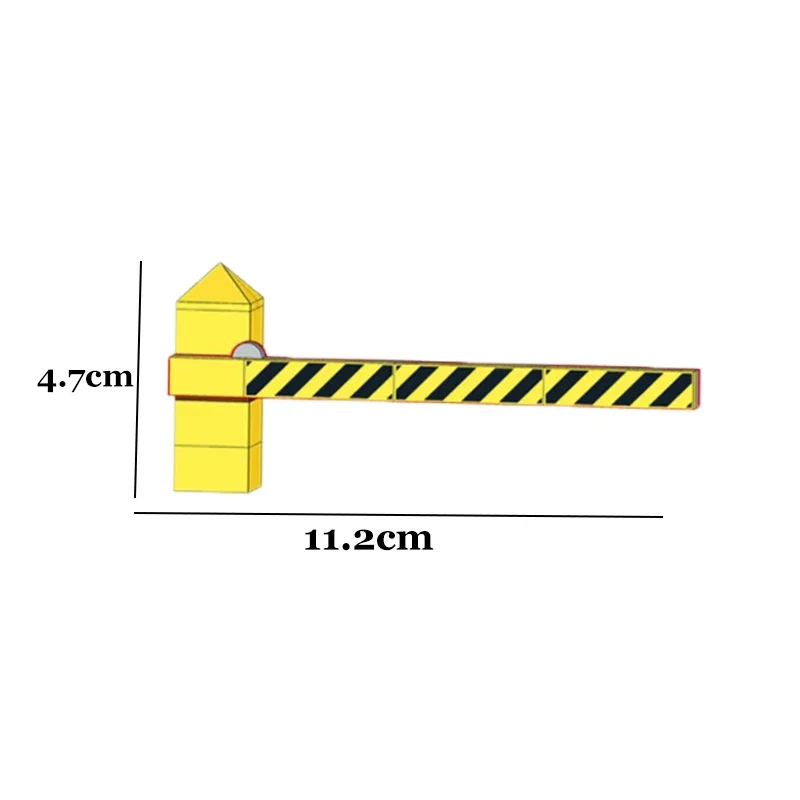 City Train Railway Building Blocks Set - Tracks, Station, and Buffer Stop Bricks Collection