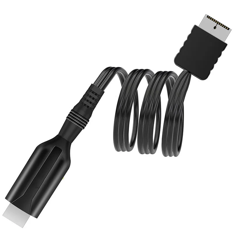 공장 휴대용 PS2 HDMI 호환 오디오 비디오 컨버터, HDTV PC 케이블 어댑터용 PS2/PS1 디스플레이 모드 지원