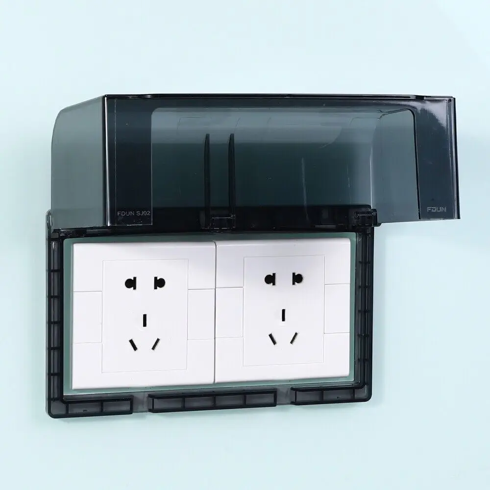 86 Duplex Socket Splashproof Box Indoor Double-position Thickened Outlet Socket Case
