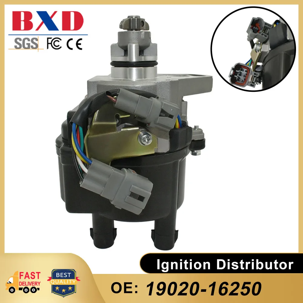 Ignition Distributor 19020-16250 19020-16280 For 93 94 95 Geo Prizm Corolla Celica 1.6L 4AFE 1.8L 19020 16250 190250