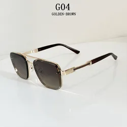 Vintage Luxury Square Sunglasses - Retro Fashion Eyewear (As the picture)