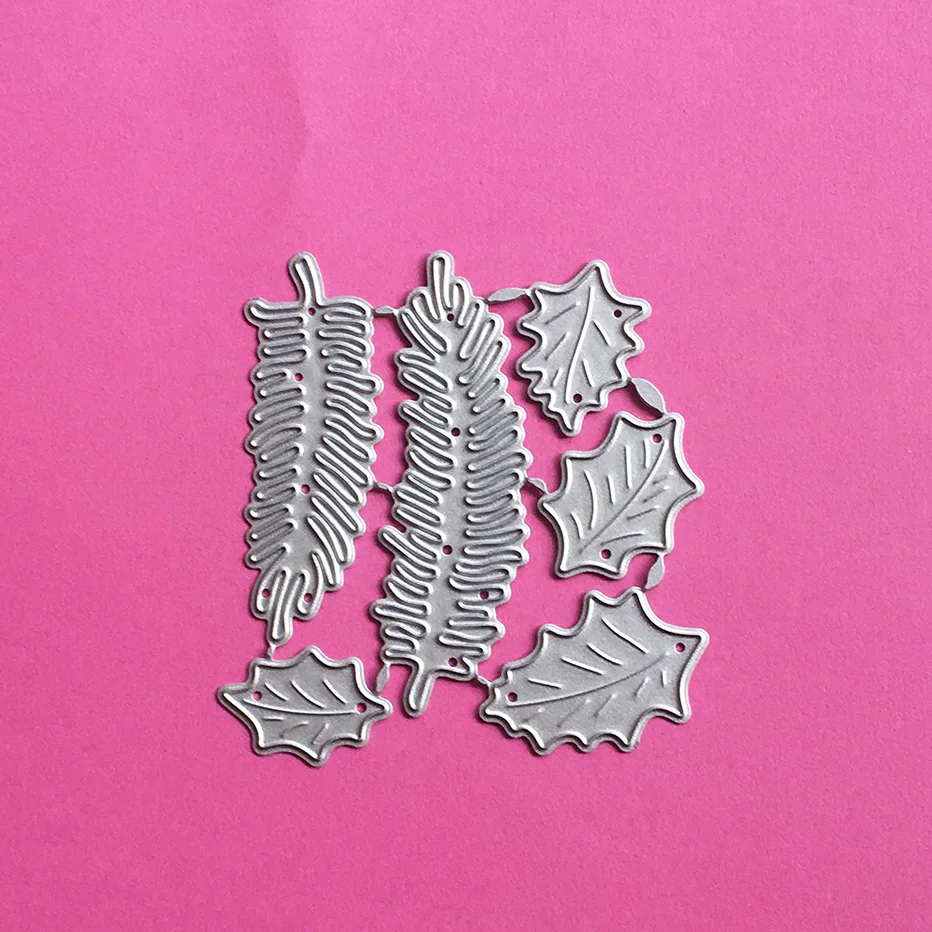 

Leaves of different sizes Scrapbooking Cutting Dies Yiwu stock clearance DIY Paper gift Card Making metal craft Album