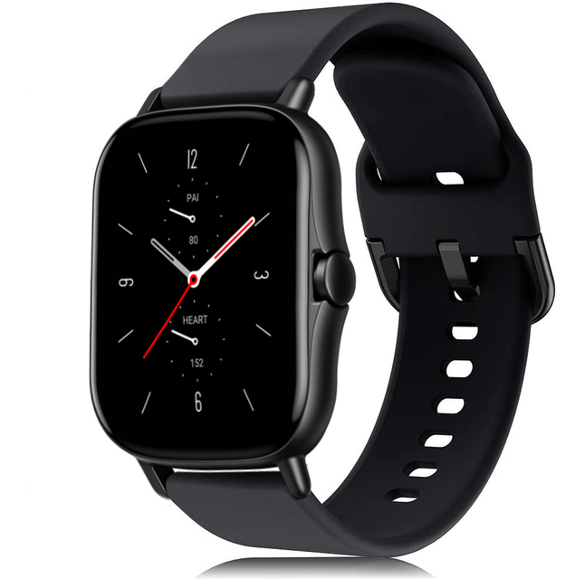 Silicone strap For Amazfit GTS/2/2e/GTS2 Mini/GTR 42mm/47mm/GTR2/2e/stratos 2/3 Sport Watch Bracelet Amazfit bip band