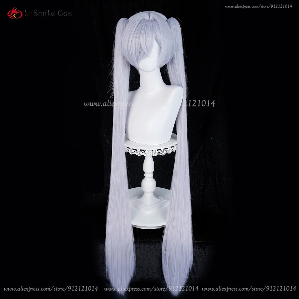 110cm Nikke Cinderella Cosplay Perücke Silber Lila Synthetik Hitzebeständig Anime Halloween 15 110cm Nikke Cinderella Cosplay Perücke Silber Lila Synthetik Hitzebeständig Anime Halloween 4