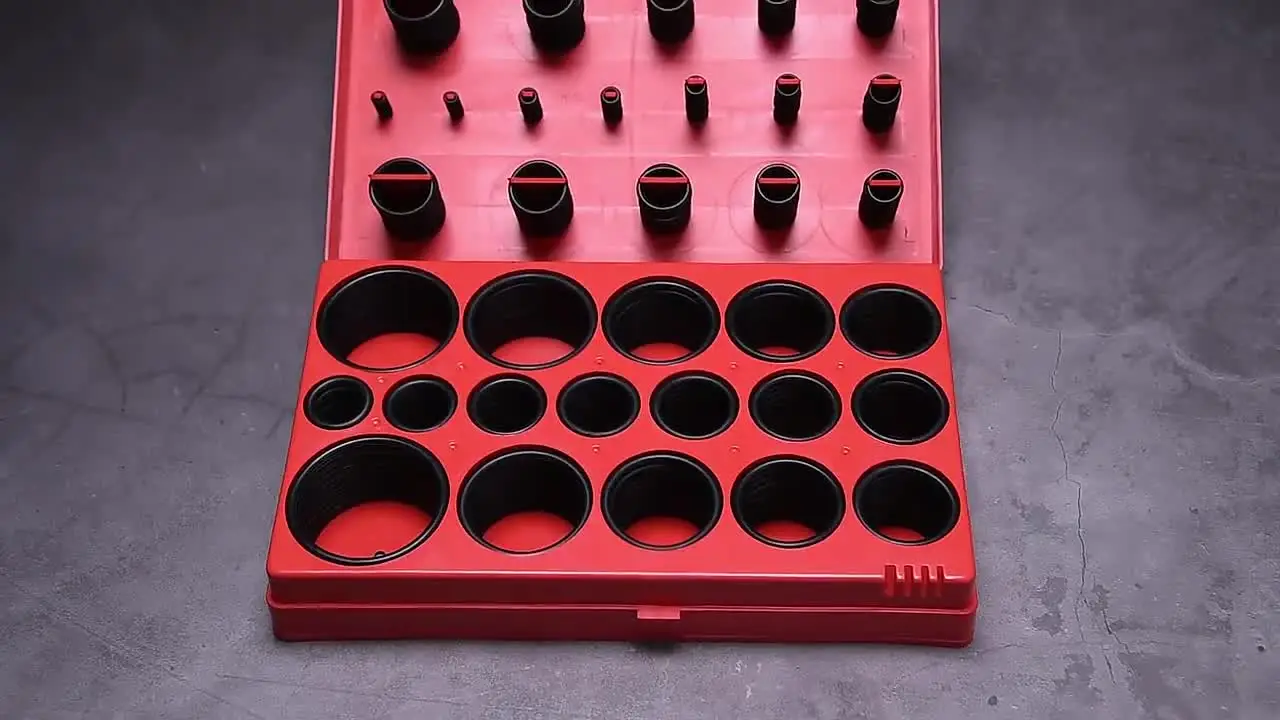 419 Pezzi O-Ring Assortimento Kit, 3-50mm 32 Misure Assortite Gomma O-Ring, O-Ring Guarnizioni Idrauliche per Guarnizioni Idrauliche e Riparazione Rapida dell'Auto, Rubinetti Impianti Idraulici