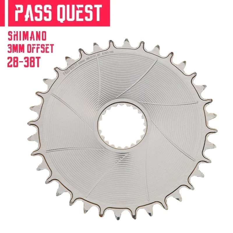 

PASS QUEST 3 мм Offest BOOST Direct Mount AERO MTB круглая узкая широкая звезда для кривошипа M6100 M7100 M8100 M9100