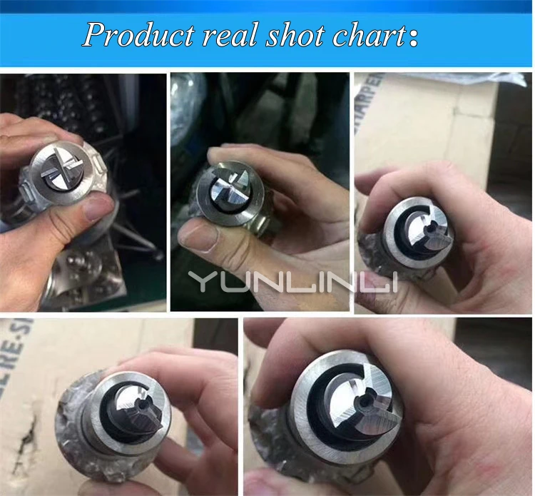 Milling Repair Machine 7000rpm Universal Milling Cutter Grinder Sharpener Tool For Tungsten Steel Round Rod Cutter ERM-12 3