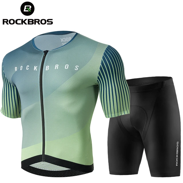 para ver Oso polar Para aumentar ROCKBROS Summer Cycling Jersey Set MTB Men T-shirt Shorts Pants With YKK  Zipper Sportswear Breathable Bicycle Jersey Sets - AliExpress