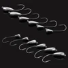 4/6/12Pcs Jig Heads Fishing Hooks Tube bait jighead Worm lure Fishhooks for Bass Crappie Salmon Fishing jig 1/8oz 1/4oz 3/8oz 4
