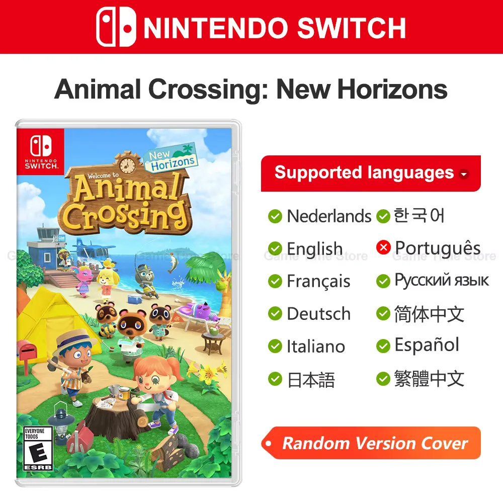 Animal Crossing New Horizons Nintendo Switch ofertas de jogos 100% Oficial Original Cartão de Jogo Física para Switch Game Console