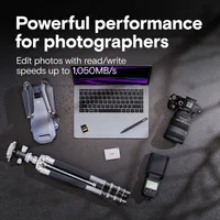 Crucial X9 Pro 1TB Portable SSD Up to 1050MB/s Write 3.2 USB-C External Solid State Drive Black CT1000X9PROSSD9 - Image 5