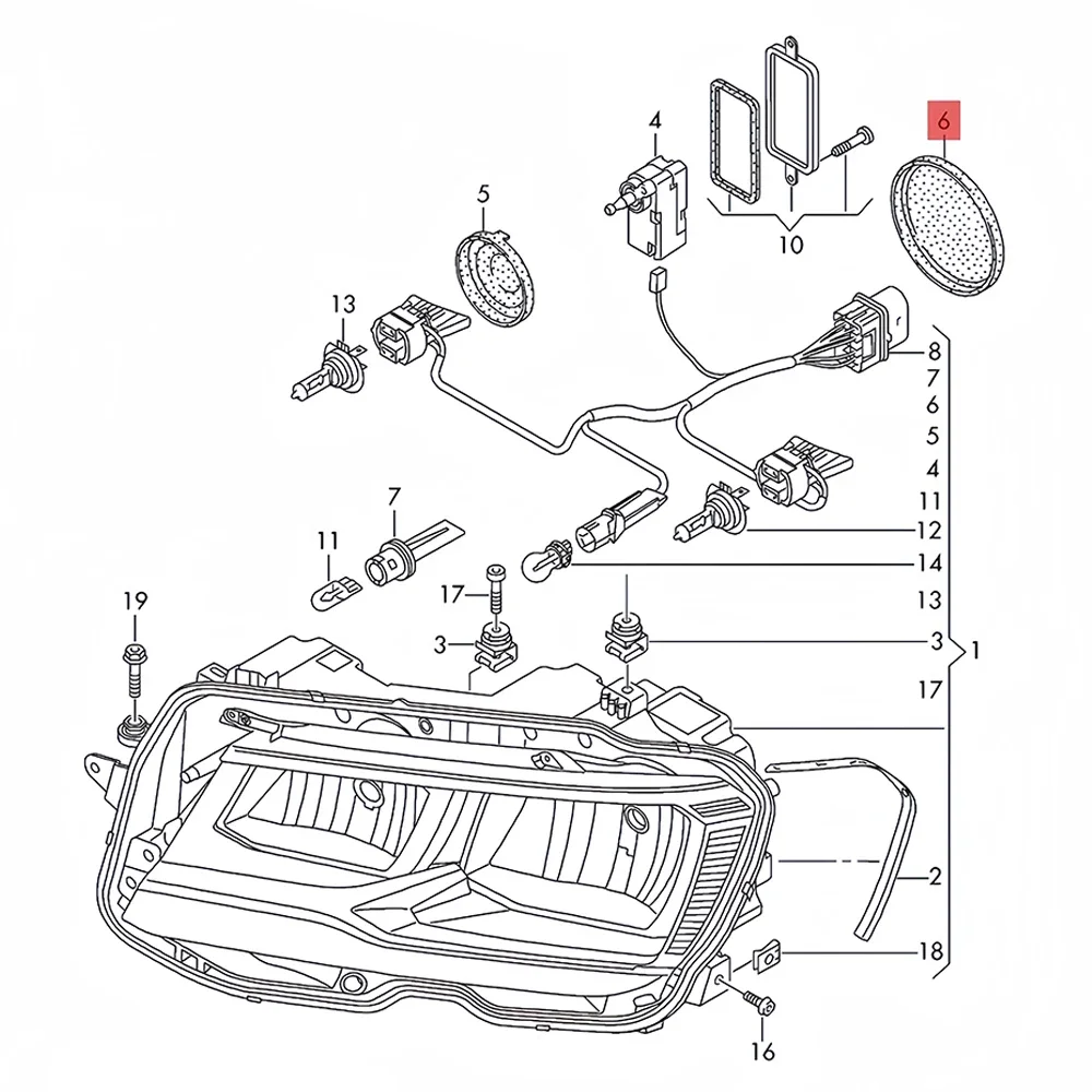 Versatile Headlight Rear Bulb Dustproof Cap Lid Dust Cover