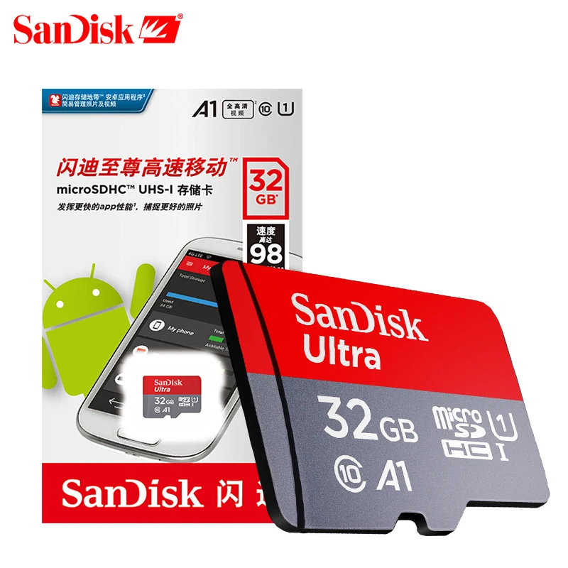 SanDisk Ʈ SDHC SDXC ÷ ޸ ī, UHS-I TF SD ī, PC ޴, 1TB, 32GB, 64GB, 128GB, 150 MB/s, 256GB, 512GB, Class10