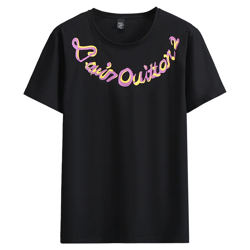 

Футболка мужская с графическим принтом, дышащая удобная рубашка с принтом, модная уличная одежда в Корейском стиле, топы большого размера