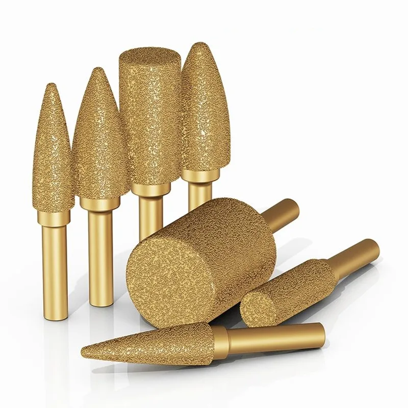 6mm Vacuum Brazed Diamond Grinding and Carving Tool Set