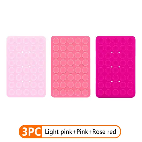 1-3pcs Double Sided Silicone Suction Cup Phone Case Detachable Stand Anti-Slip Mobile Phone Fixed Pad For Hands-Free Selfies - Image 16
