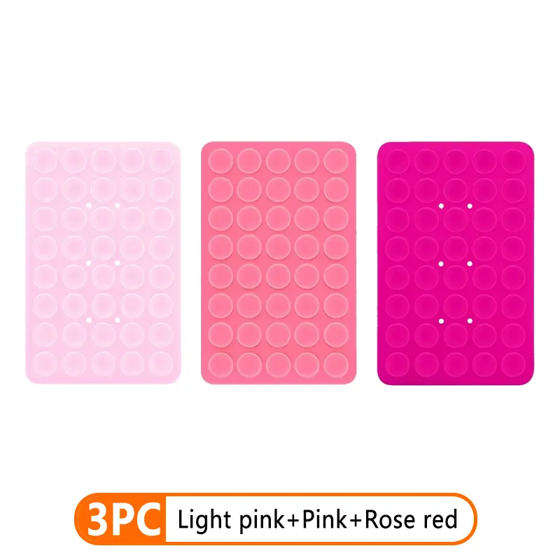 1-3pcs Double Sided Silicone Suction Cup Phone Case Detachable Stand Anti-Slip Mobile Phone Fixed Pad For Hands-Free Selfies - Image 16