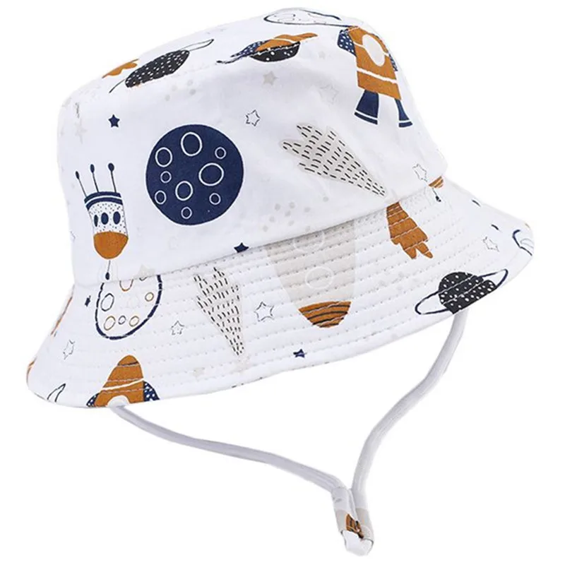 Baby Sun Hats For Boys Girls Cartoon Bucket Hat UV Cotton Summer Panama Girls Hat Bonnet Kids Toddler Children Fisherman sun hat,sun protection hat,fisherman hat