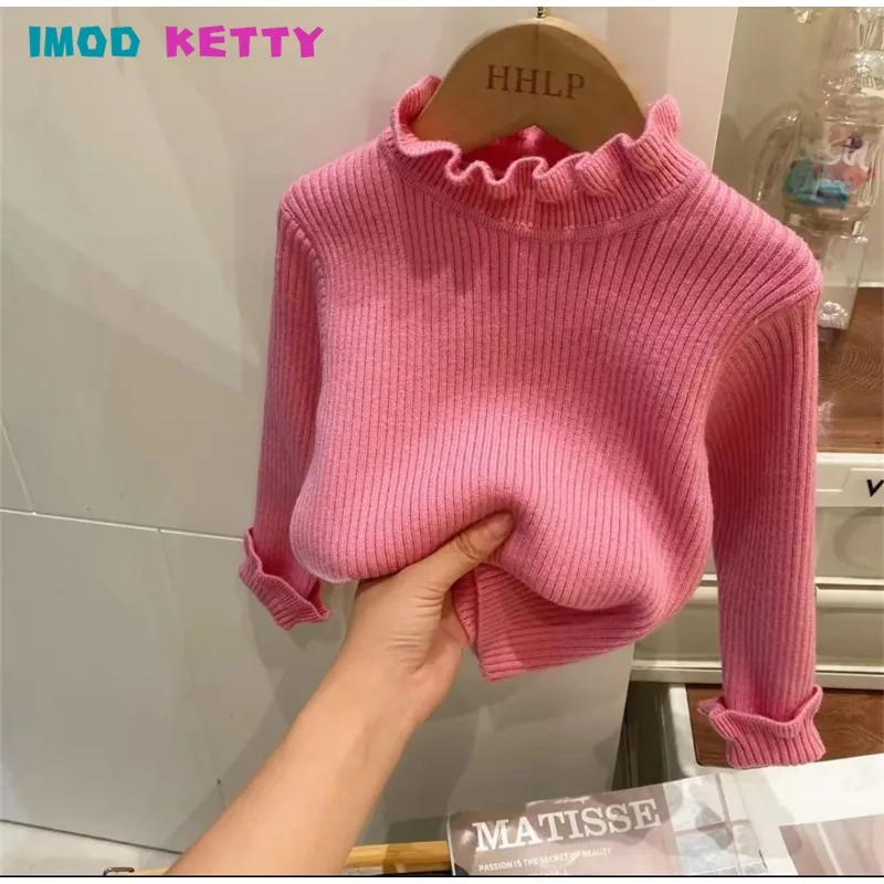 

Autumn Winter Baby Boy Girl Clothes Round Neck Kid Toddler Girl Boy Pullover Baby Outerwear Children Baby Loose Sweater Knitted