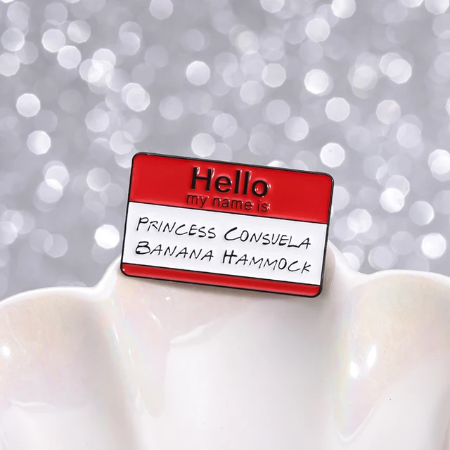 Hello My Name Is Enamel Pins Brooches Lapel Badges  4
