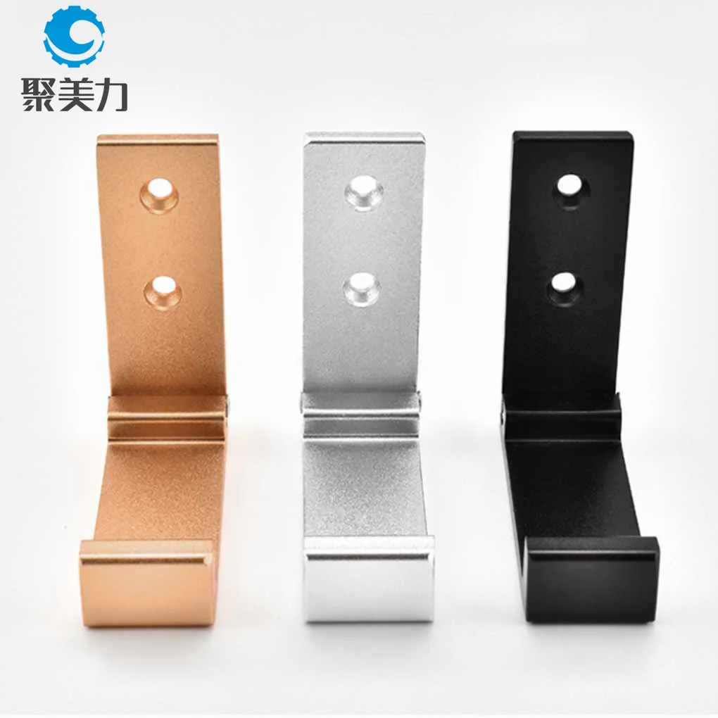 Aluminum Alloy Round Head Foldableing Clothes Hook Wall-mounted Black Gold Clothes Hook Invisible Punch-free Row Nail-fr... foldable clothes hook