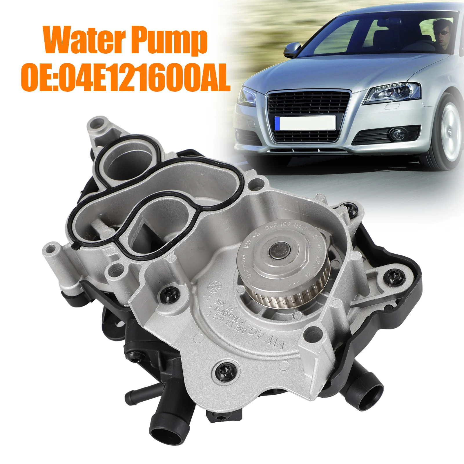 Artudatech Coolant Pump Water Pump Housing Assembly for Audi A3 A1
