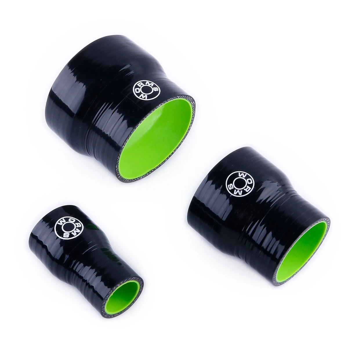 Durite Admission D'Admission D'air ID 30mm/38mm/40mm/45mm/50mm/55mm/60mm/65mm Coupleur En Silicone Droit Renforcé Pour La Tuyauterie D'admission Refroidisseur Intermédiaire Voiture (Taille : 65mm Bla