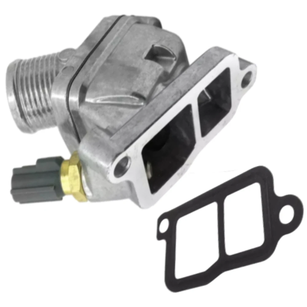 1x Engine Coolant Thermostat With Sensor for Volvo S60 2006-2009 31293700 15369 34796 31293699 Cooling Thermostat Housing