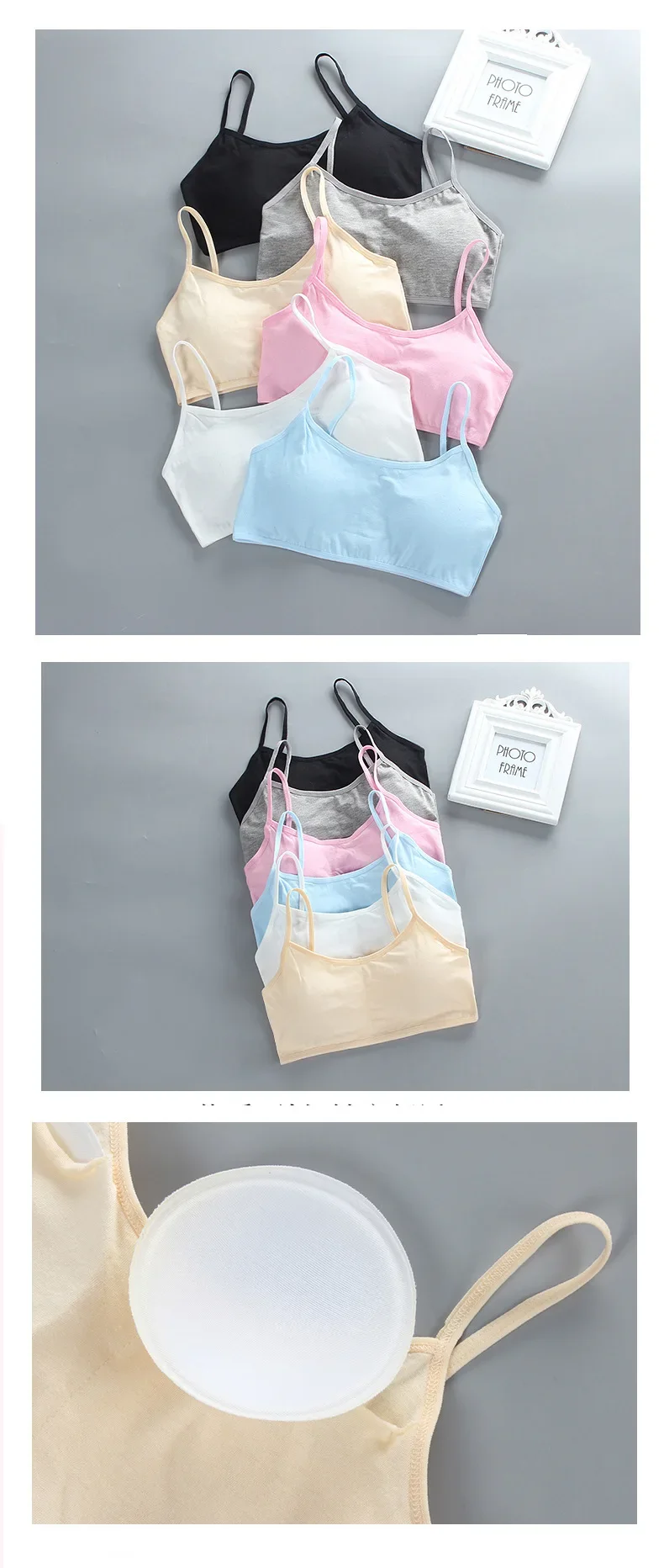Girl Bra Tops for Teens 12 Years Underwear 13 XS Lingerie Children Sport Training Bras Tank Kids Undies Undercloth 7-14T 10 9