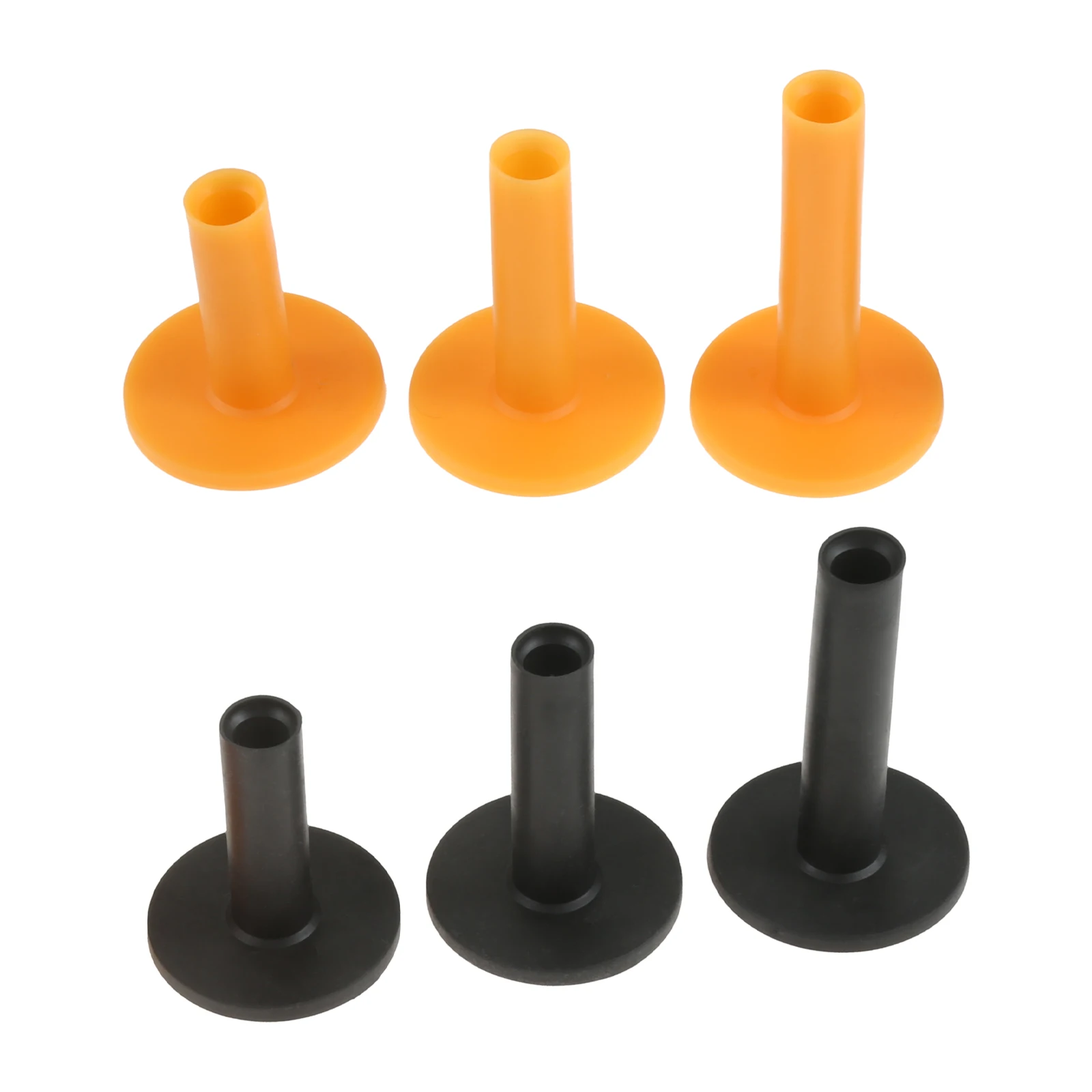 

1Pc Yellow/Black Golf Professional Tees Rubber Ball Holder Tee for Driving Golfing Training Practice Accessories 58mm/68mm/85mm