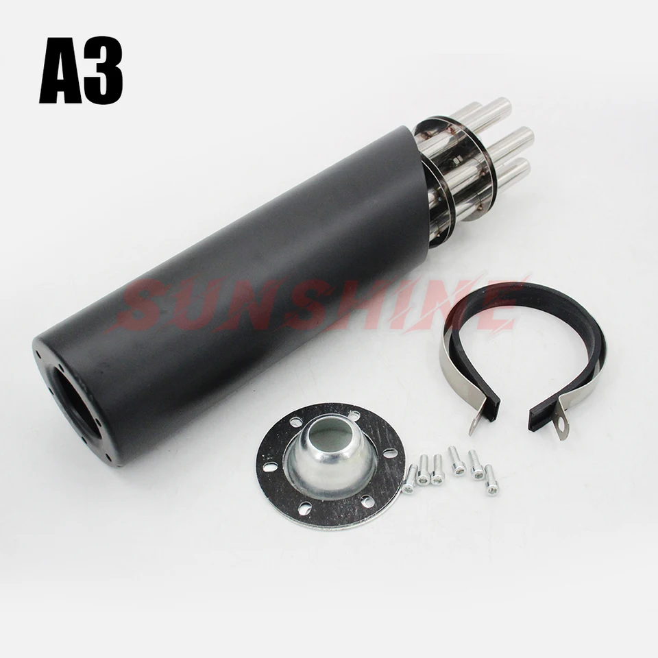 New Models Gatling Gun Rotating Exhaust Muffler Scooter Exhaust