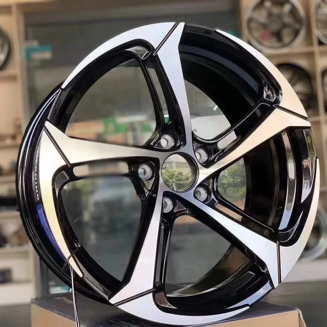 

Колесо для легкового автомобиля Rines 17 18 19 дюймов 5X114.3, 5 отверстий, спортивные диски из сплава для Accord VW