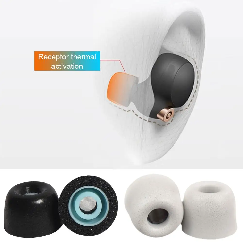 Memory Foam Ear Tips For Bluetooth Earphones
