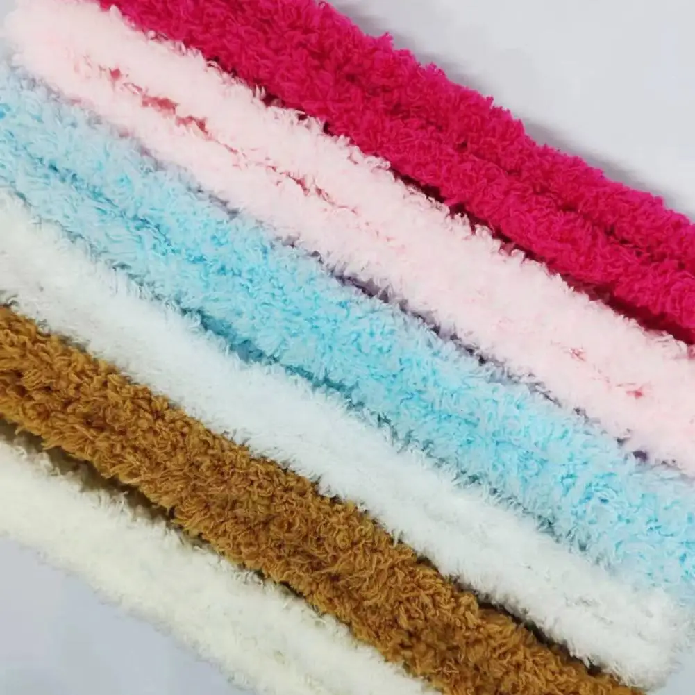 100cm Twist Stick Plush Crafts Twist Bar Chenille Stems anvil Wire craft Pipe Toys Plush Twist Stick Coral Plush Craft Supplies 5