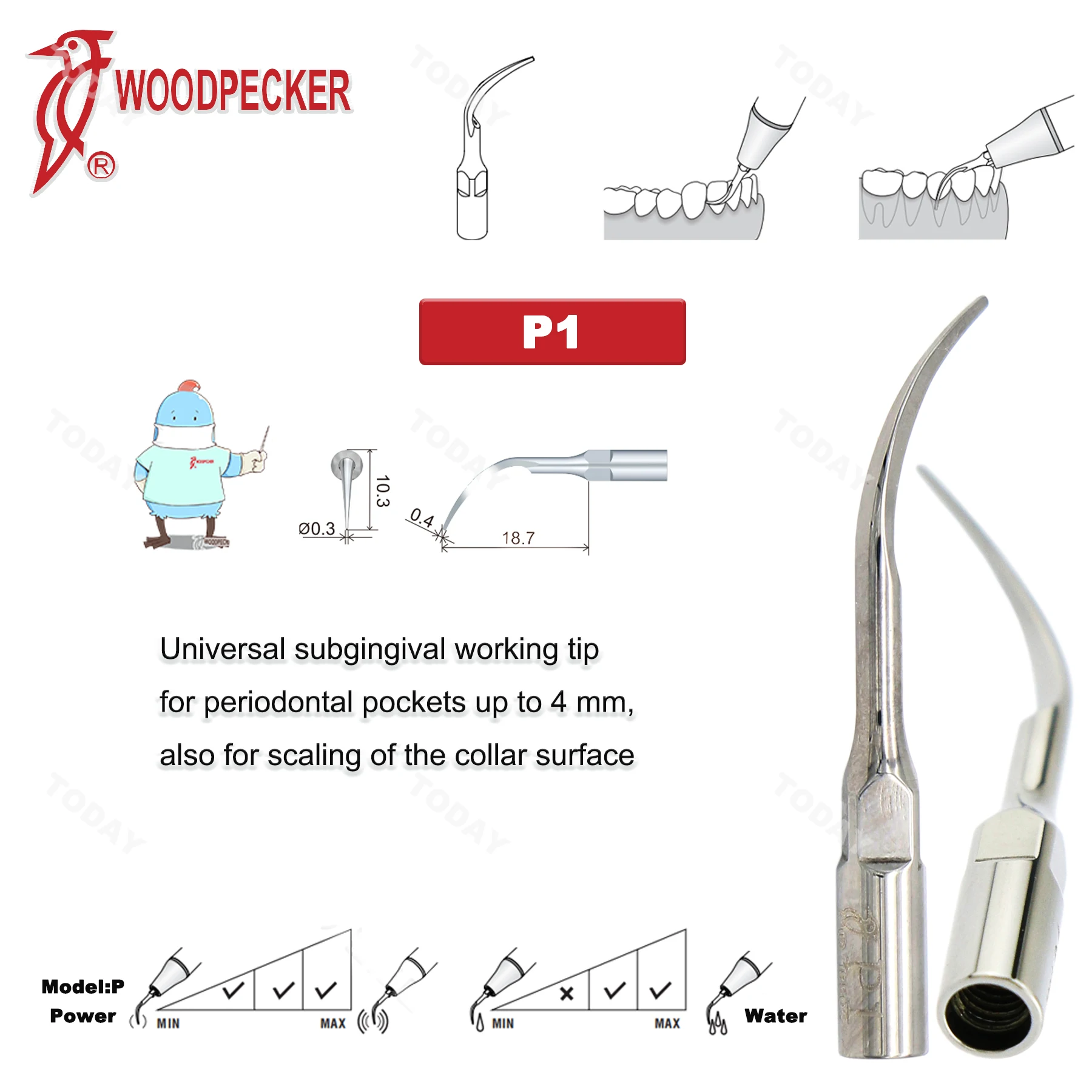 Рисунок 4 - Стоматологический Ультразвуковой скалер Woodpecker