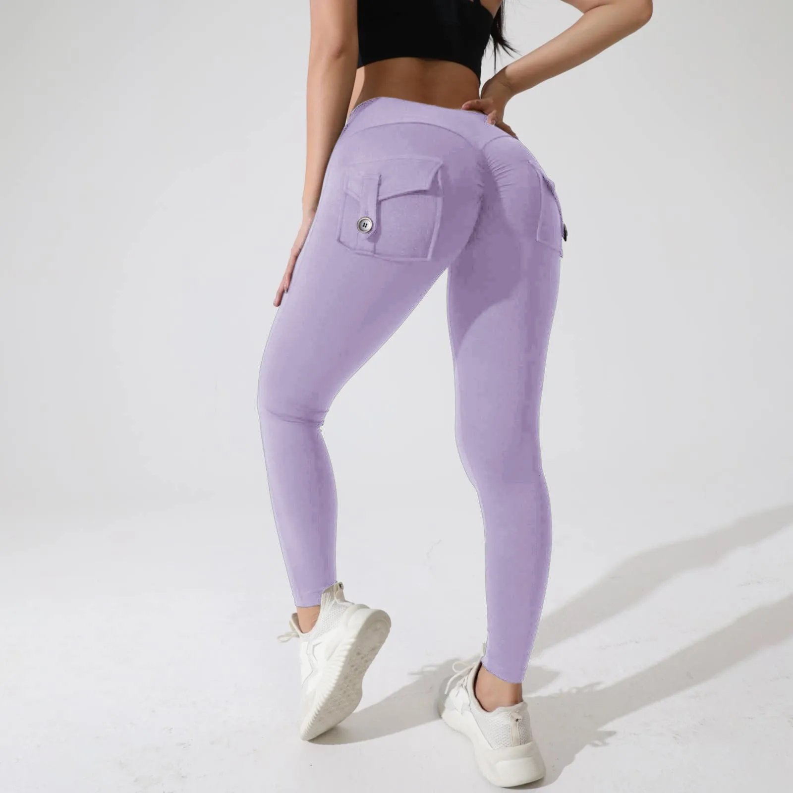 Butt Lifting Leggings With Pockets For Women Stretch Cargo Leggings High  Waist Workout Yoga Pants for Women 3x-4x - AliExpress