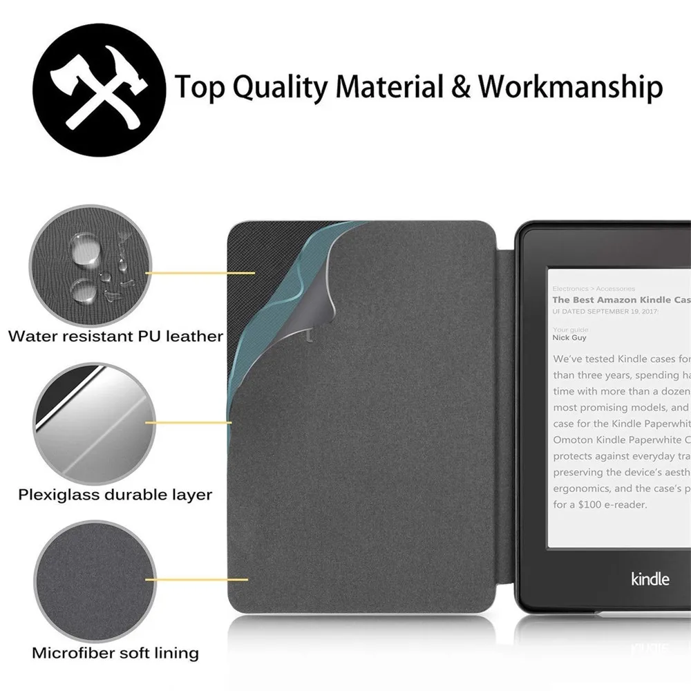 Soft TPU Case for Kindle Paperwhite 1-11th Generation 6 6.8 Inch Pouch Cover Funda kindle case ereader cover ereader case