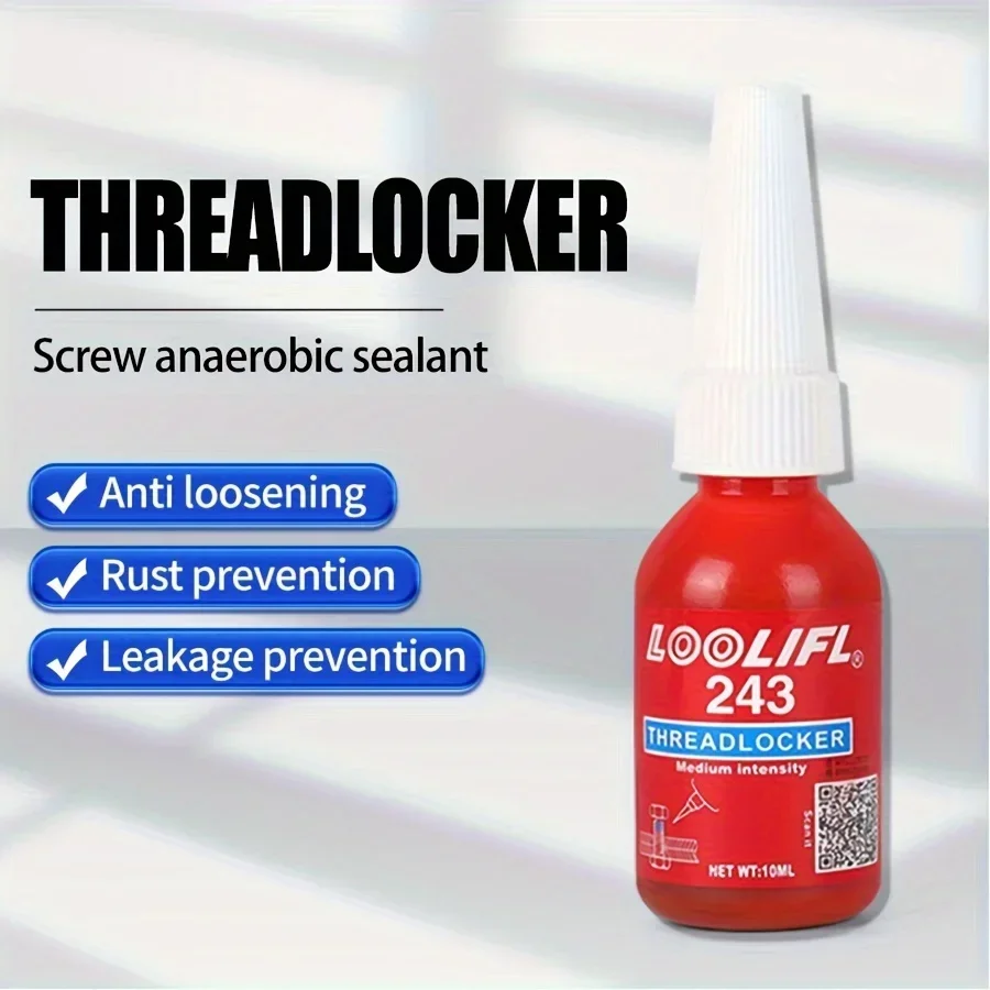 Threadlocker 222 242 243 263 271 272 290 Blue Screw Glues Thread Locking Agents Anaerobic Glue Anti-loose Fastening Sealant 6