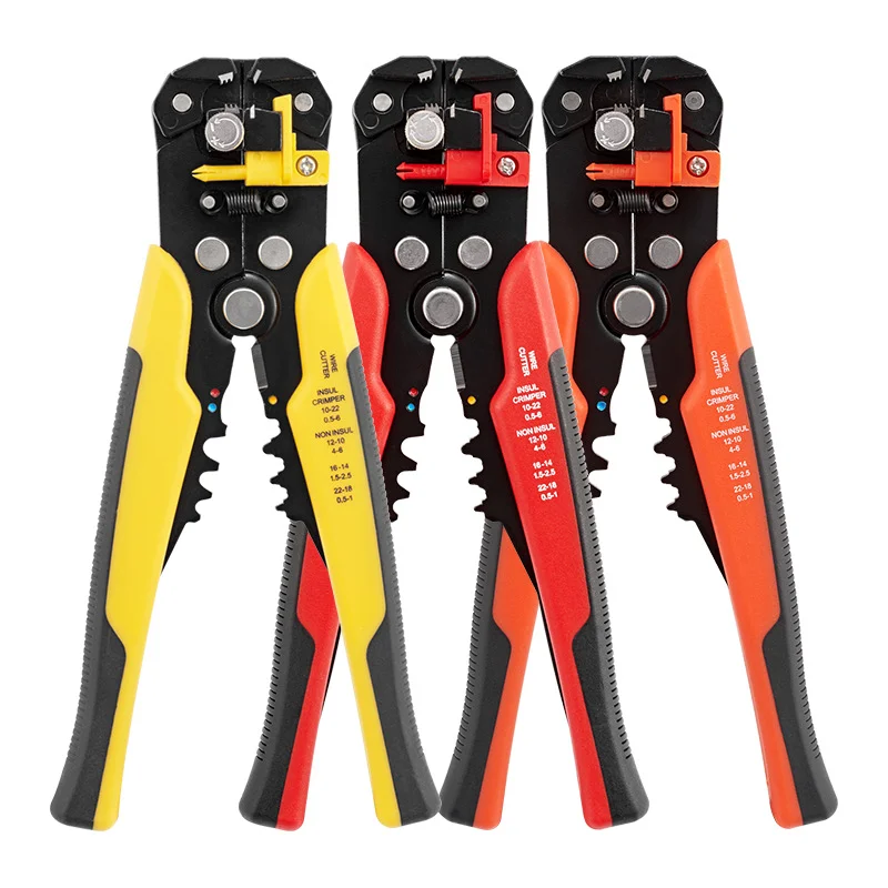 

Multi-tool Cable Cutter Crimper Automatic Wire Stripper Multifunctional Stripping Tools Crimping Pliers Terminal 0.2-6.0mm2 Tool